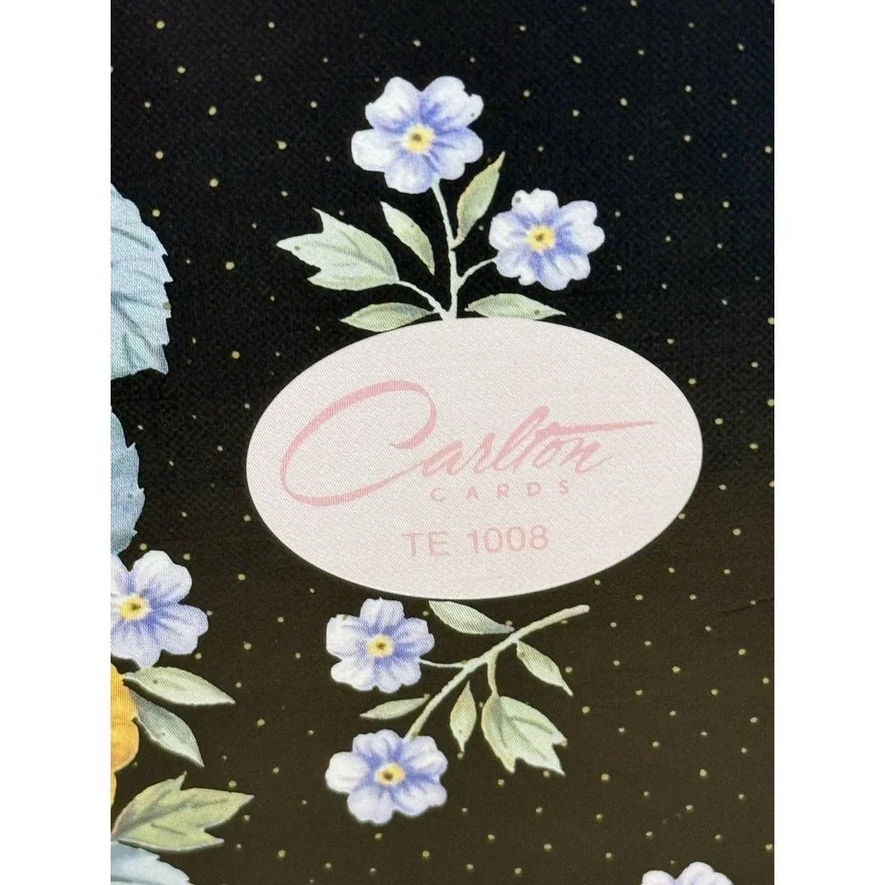 VTG Floral Photo Album 16 Pages Self Adhesive Carlton Cards Cottagecore Granny